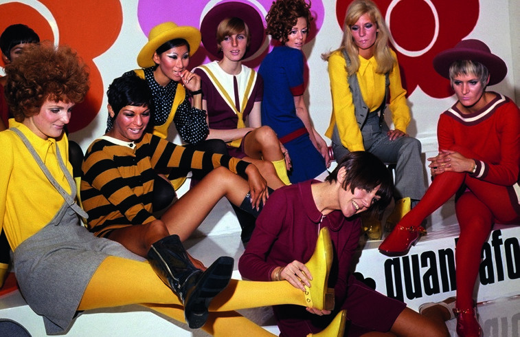 06pta_Mary Quant and models at the Quant Afoot
