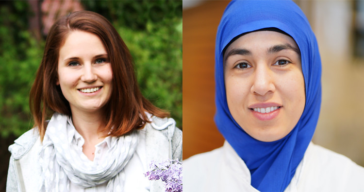 Rieke Behning (links) und Gülcan Ergül (rechts)