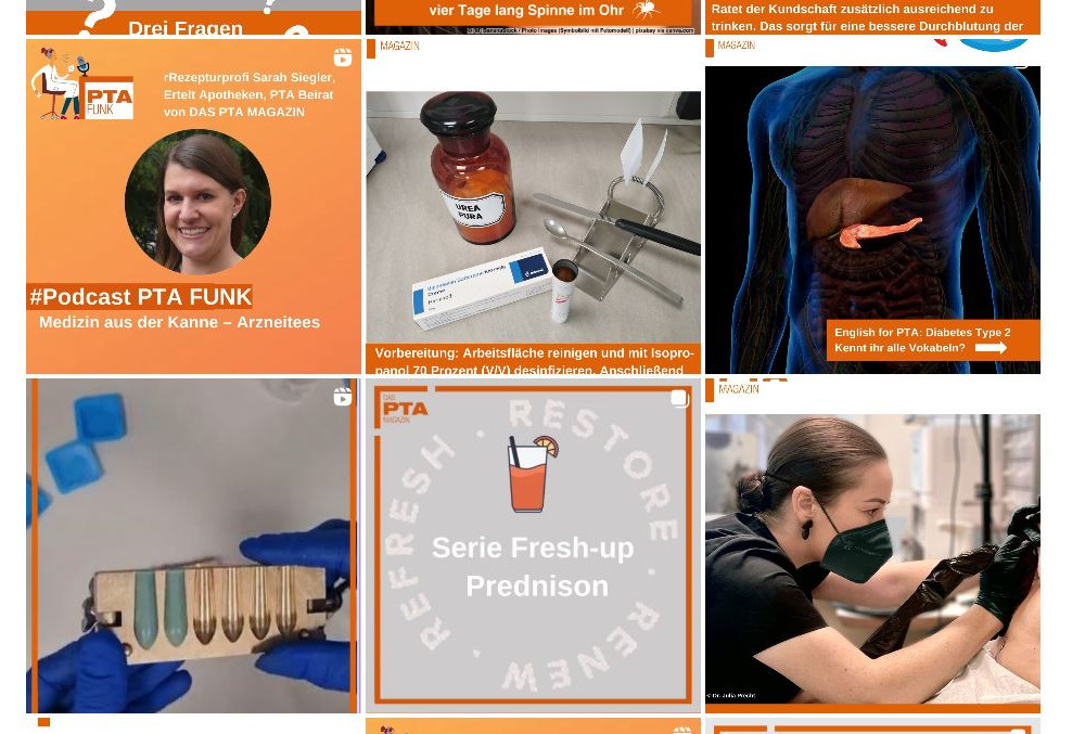 Screenshot Instagram DAS PTA MAGAZIN