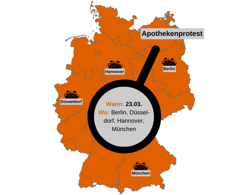 Apotheken-Protesttag: Wo wird demonstriert?