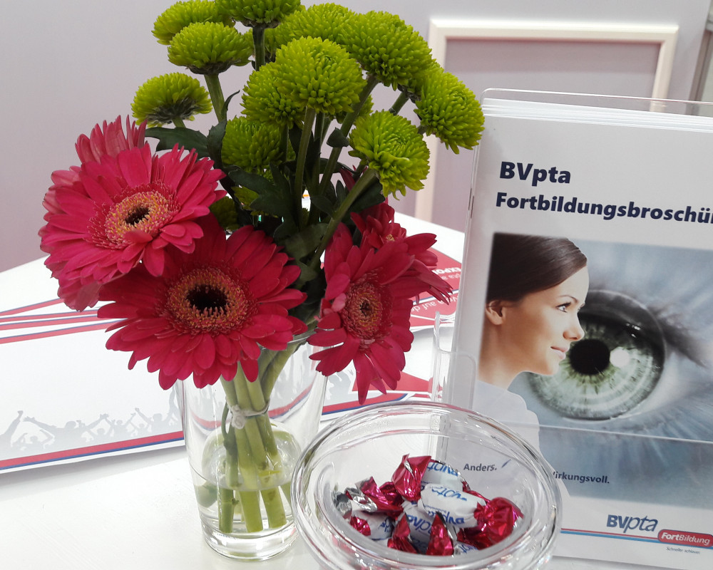 Selbstverständlich war auch der BVpta auf der Expopharm vertreten.