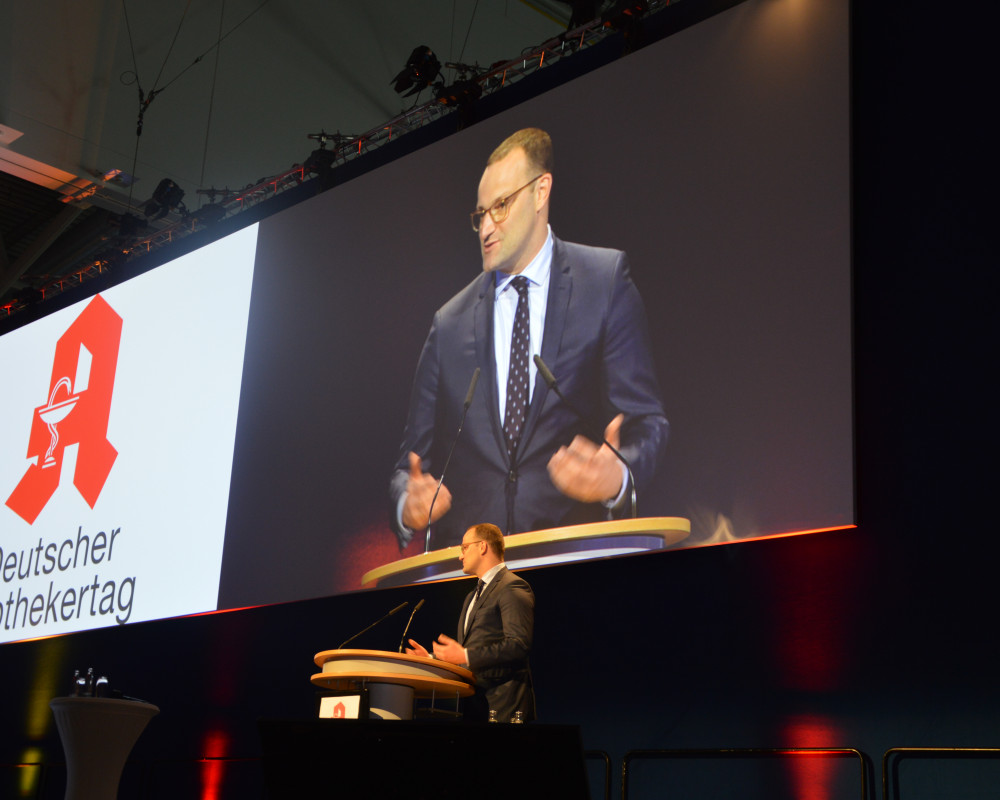 Gesundheitsminister Jens Spahn (CDU) stellte sich den Fragen der Apotheker auf dem Deutschen Apothekertag.