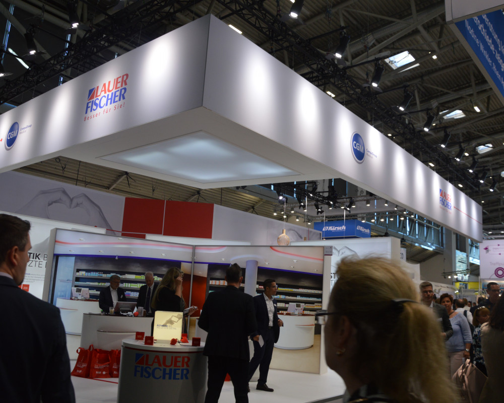 Die großen Stände der EDV-Anbieter und Hersteller von Kommissionierautomaten prägten das Bild der Messe