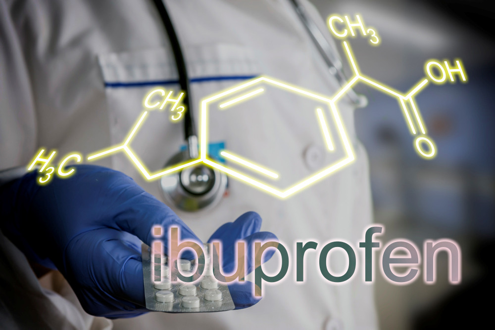 Strukturformel Ibuprofen