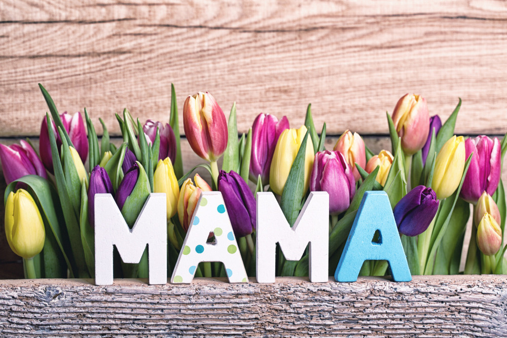Mama und Blumen Mama und Blumen