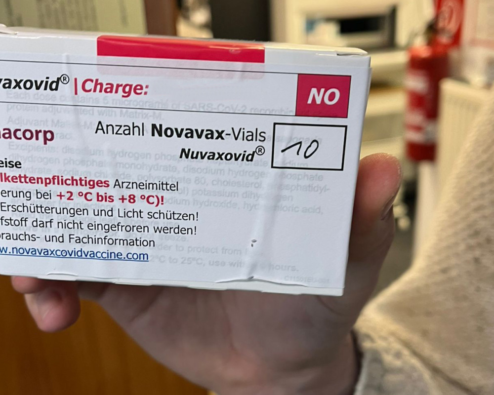 Novavax-Impfstoff in Berlin