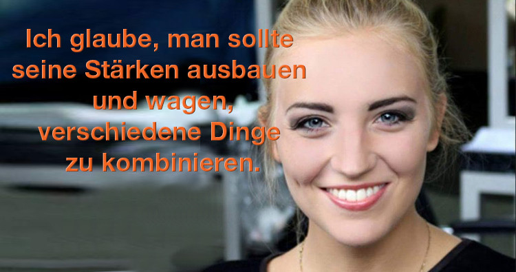 Finalistin Theresa Storck