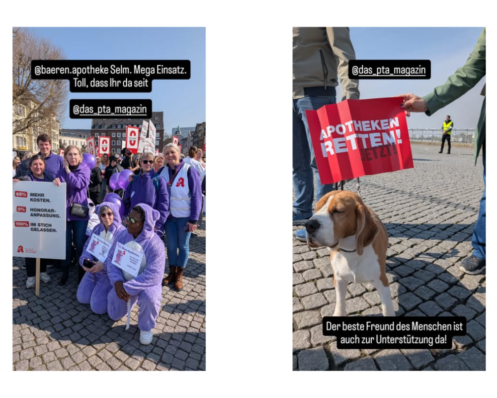 Stories vom Apothekenprotest in Düsseldorf am 23.03.26