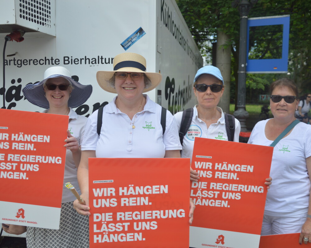 Apothekendemo in Frankfurt am 27.06.24