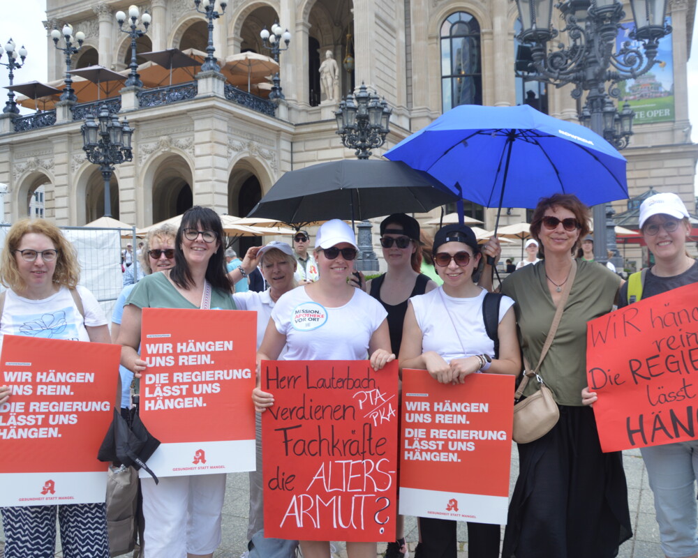 Apothekendemo in Frankfurt am 27.06.24