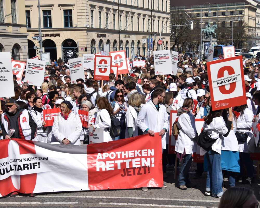 Apothekenprotest in München am 23.03.26