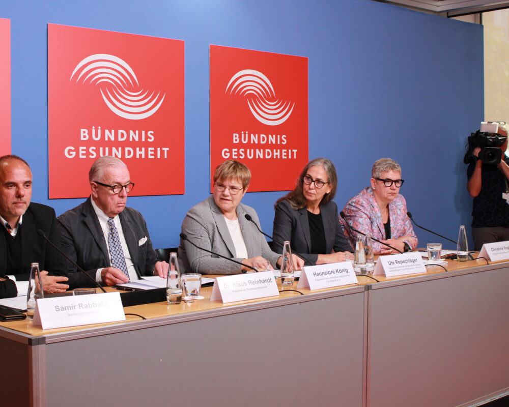 Pressekonferenz mit Vorstellung des Thesenpapiers