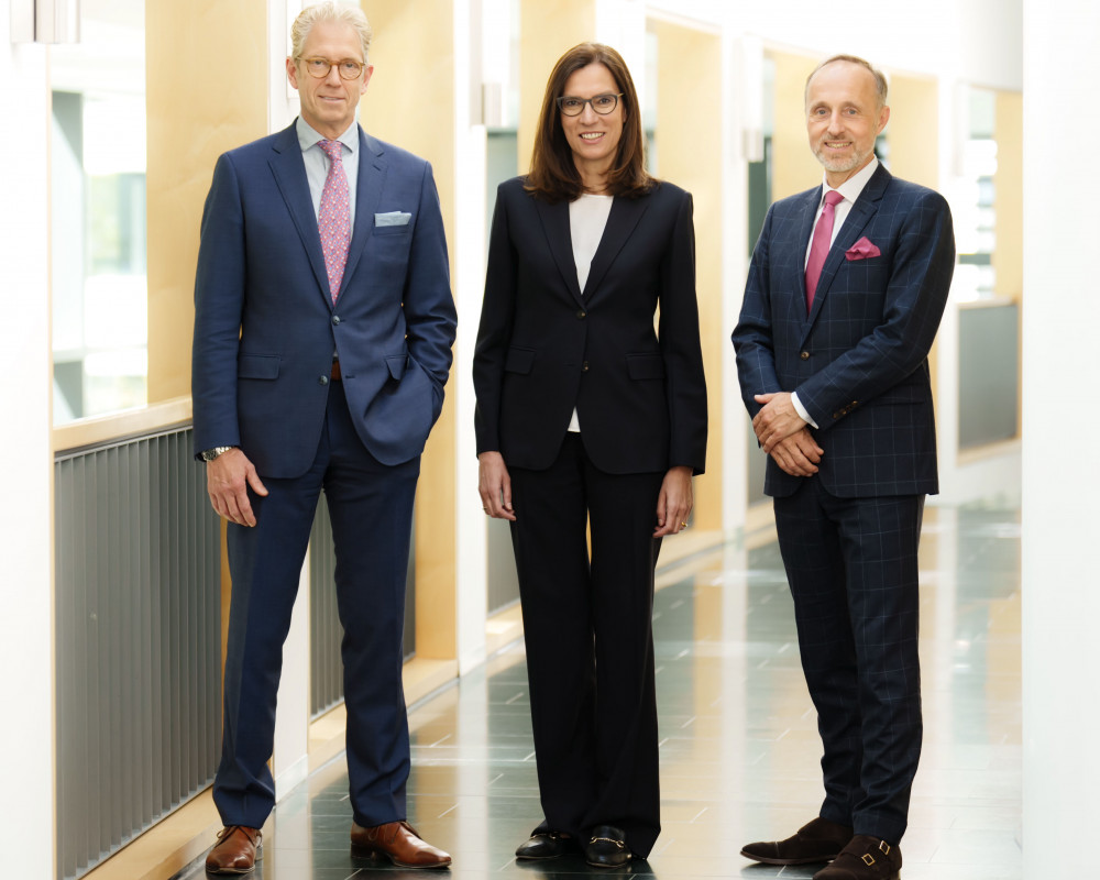 KBV Vorstand von links nach rechts: Dr. Andreas Gassen, Dr. Sibylle Steiner, Dr. Stephan Hofmeister