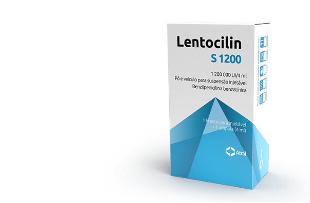 Abbildung Lentocilin S1200 Atral 1.200.000 I.E./4 ml, Import aus Portugal