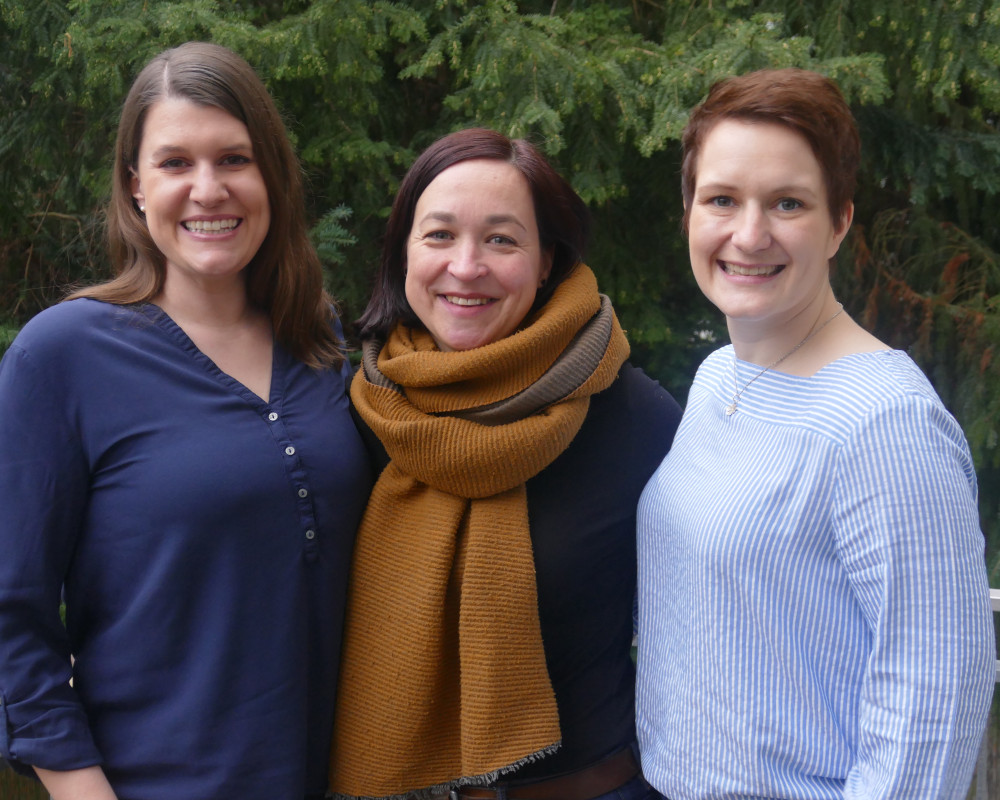 Sarah, Lorena und Britta
