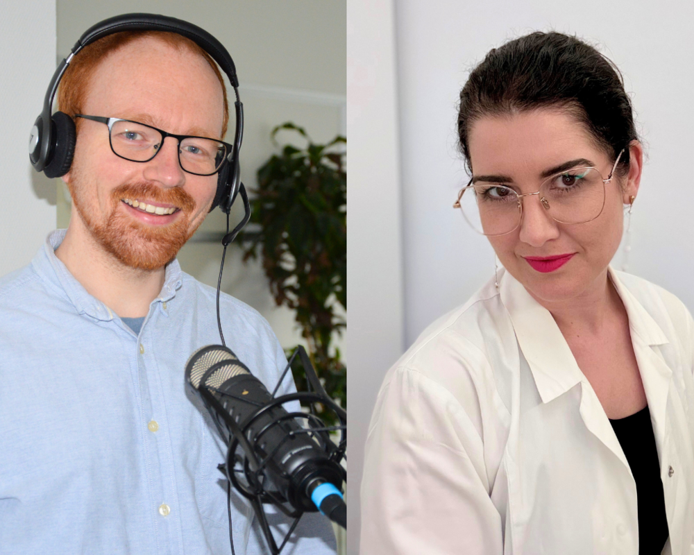 Rechts: Apothekerin und Referentin Simone Gansewig
Links: Onlineredakteur Christoph Niekamp Rechts: Apothekerin und Referentin Simone Gansewig
Links: Onlineredakteur Christoph Niekamp