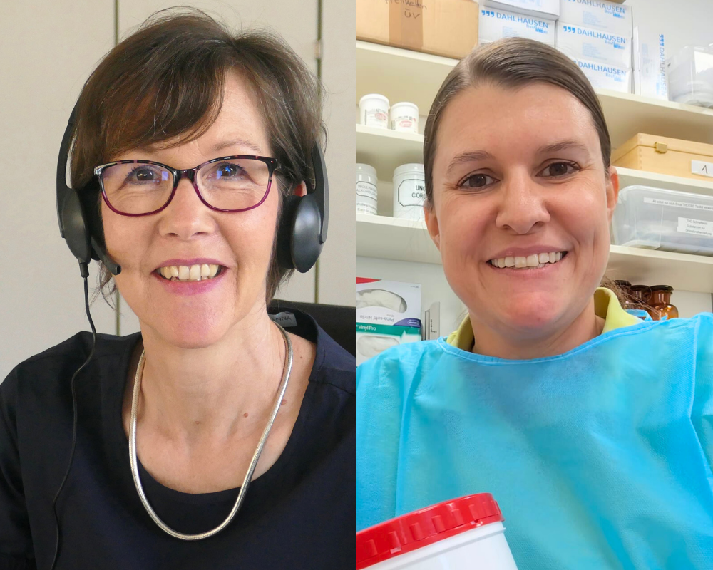 links: Stefanie Fastnacht
rechts: Sarah Siegler