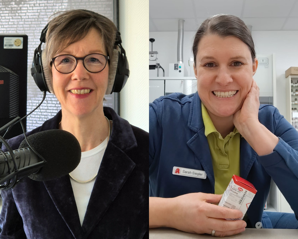 PTA Sarah Siegler (rechts); Redakteurin Stefanie Fastnacht (links)