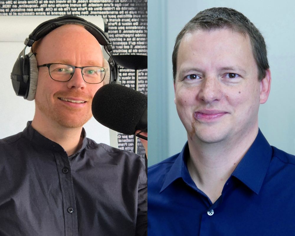 Apotheker Gerrit Nattler (rechts)
Onlineredakteur Christoph Niekamp (links)