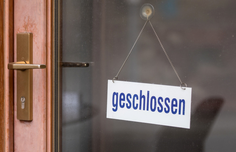 Geschlossen Schild