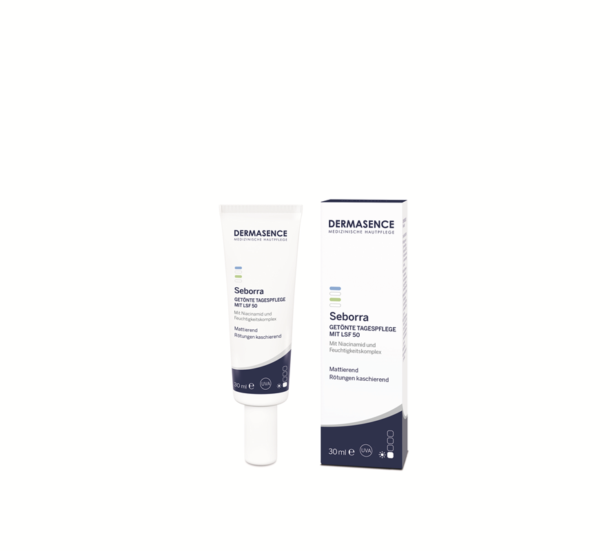 DERMASENCE Seborra Getönte Tagespflege mit LSF 50