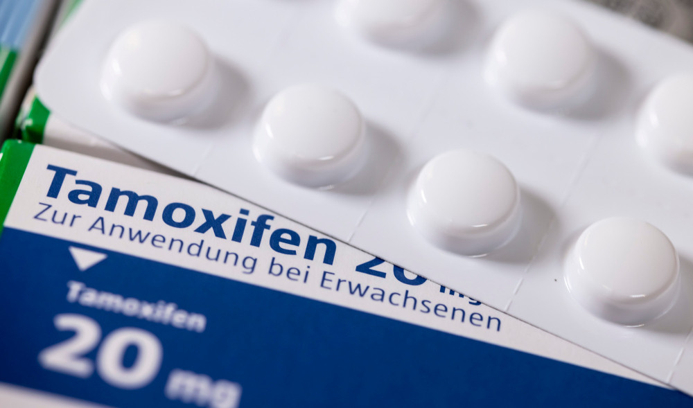 Packung des Brustkrebsmittels Tamoxifen