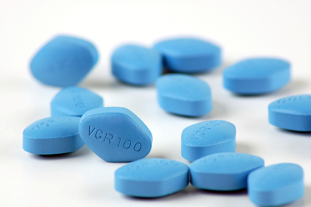 blaue Viagra®-Tabletten