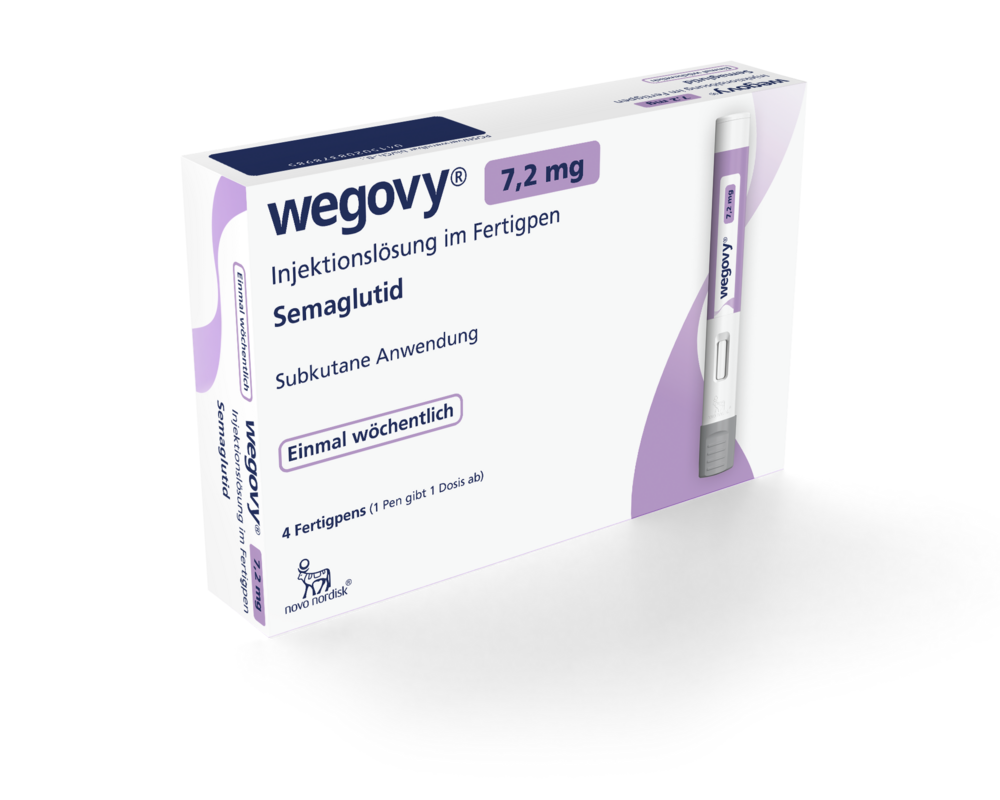 Wegovy® 7,2 mg Injektionslösung im Fertigpen
