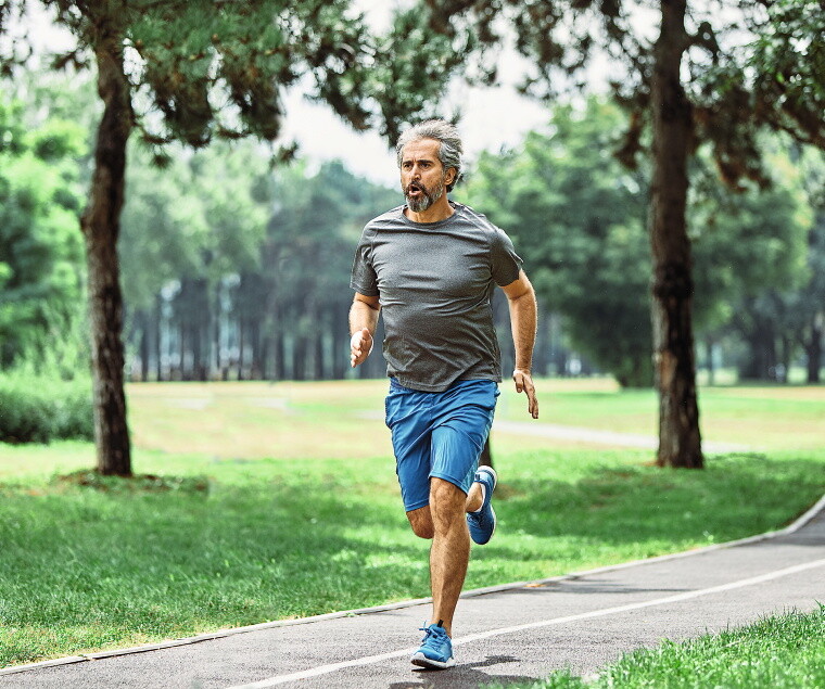 Mann beim Joggen