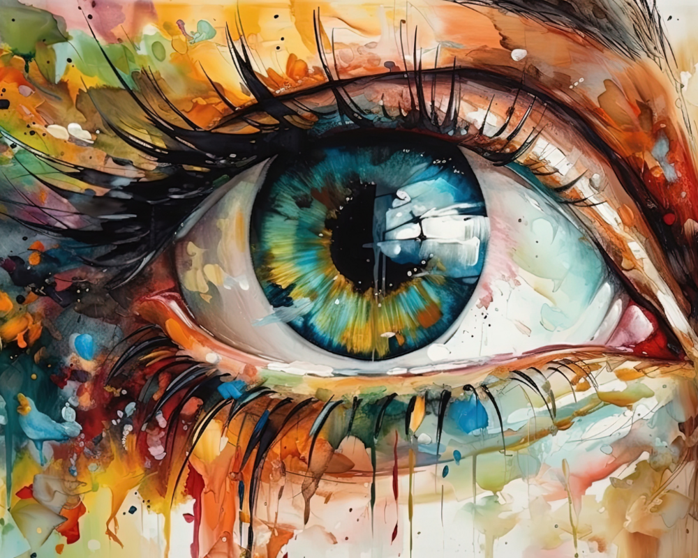 Illustration eines Auges