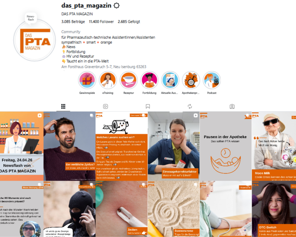 Screenshot Instagram