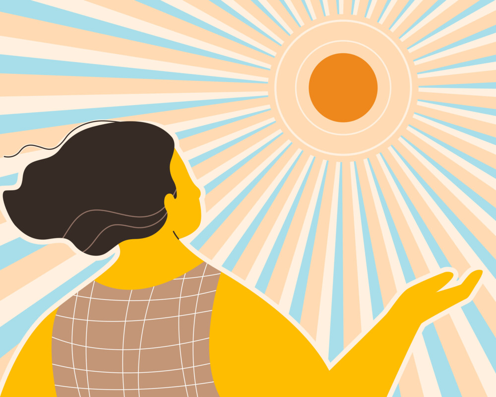 Illustration Sonnenschein