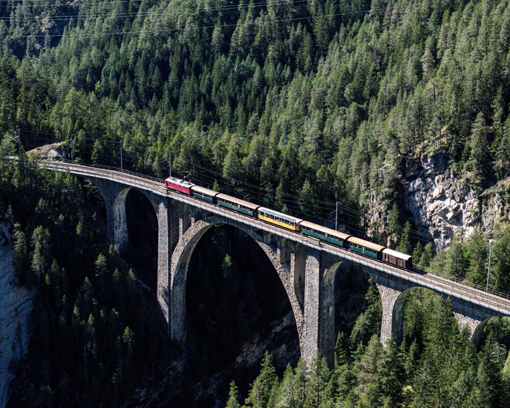 Viadukt in der Schweiz