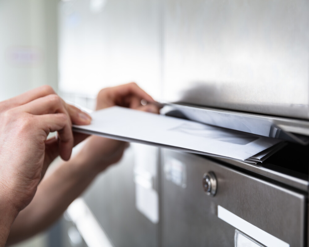 Brief im Briefkasten