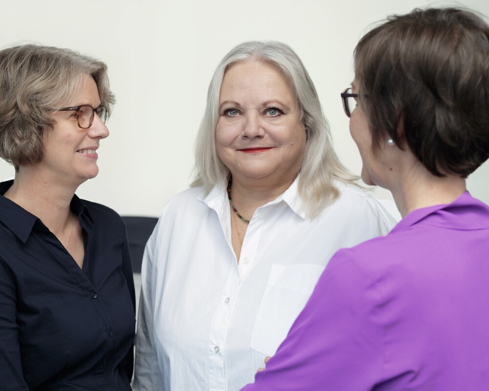 Von links nach rechts: Kirsten Bechtold, Julia Pflegel, Stefanie Fastnacht