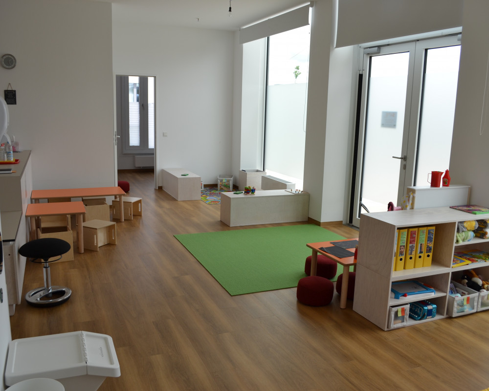 Hier können bis zu zehn Kinder krabbeln und toben.
