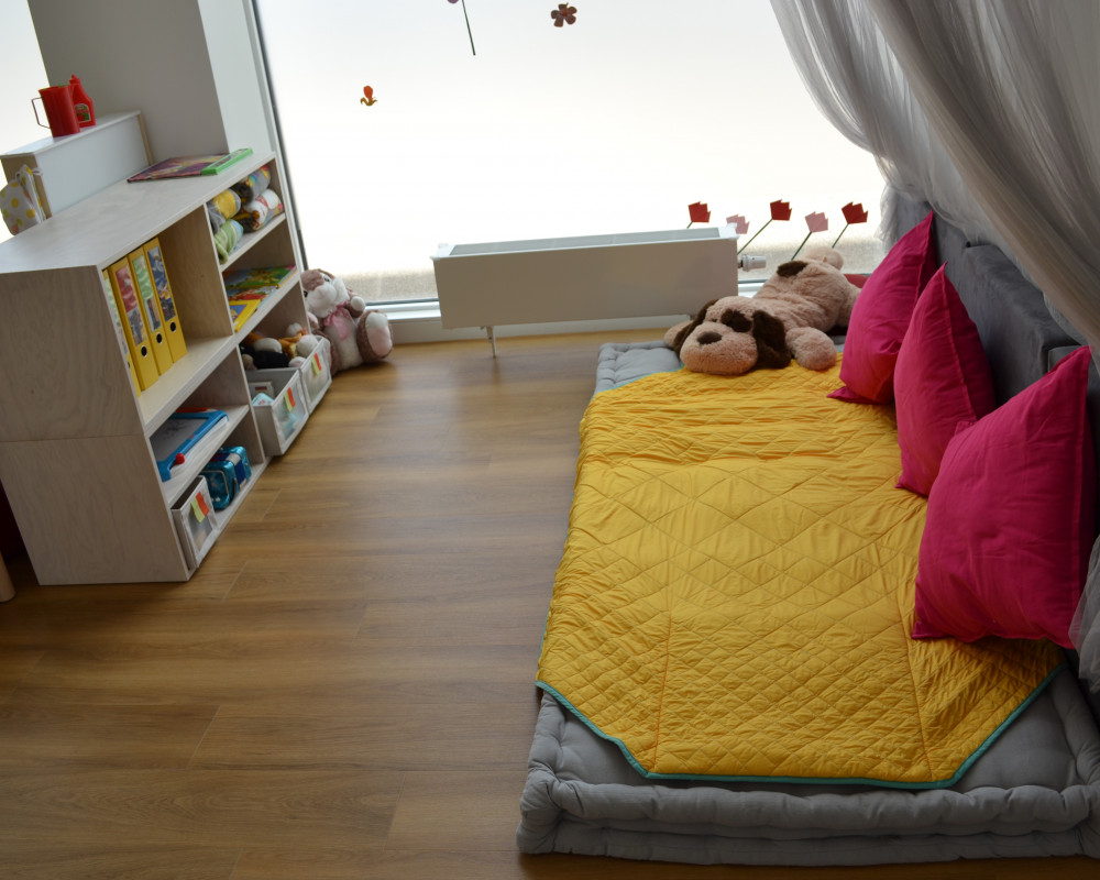 Hier können bis zu zehn Kinder krabbeln und toben.