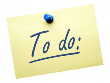To do auf einem Zettel