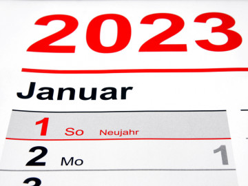 Kalenderblatt Januar 2023