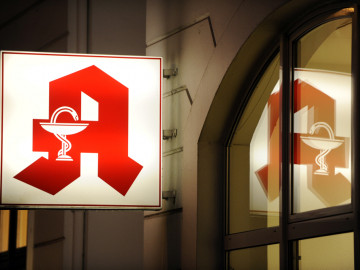 Beleuchtetes „Apotheken A“
