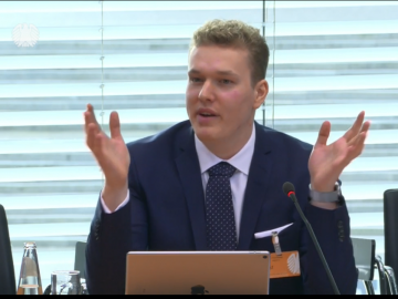 Benedikt Bühler im Petitionsausschuss am 27.01.2020