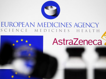 EMA Logo und AstraZeneca Logo