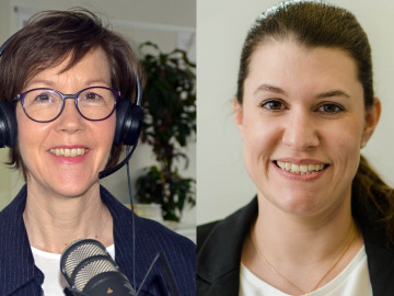 Stefanie Fastnacht (links) und Sarah Siegler (rechts)