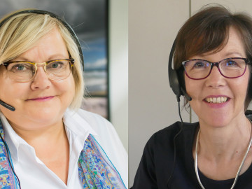 Julia Pflegel (links) und Stefanie Fastnacht (rechts)