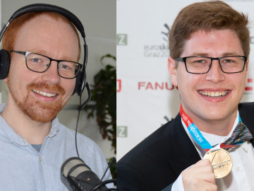 rechts: PTA-Europameister Florian Britzwein
links: DAS PTA MAGAZIN Onlineredakteur Christoph Niekamp