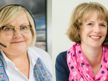 Julia Pflegel (links) und Kirsten Bechtold (rechts)