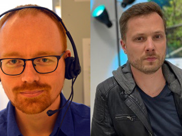 rechts: Apotheker Stephan Torke
links: Onlineredakteur Christoph Niekamp