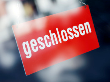 Geschlossen Closed