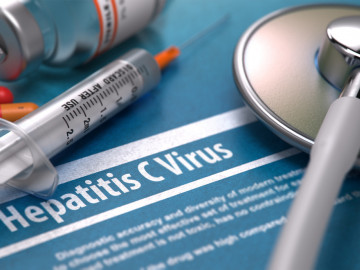 Collage zum Thema Hepatitis C