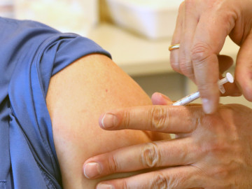 Patient wird geimpft